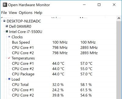 temperatura della CPU del tuo Laptop