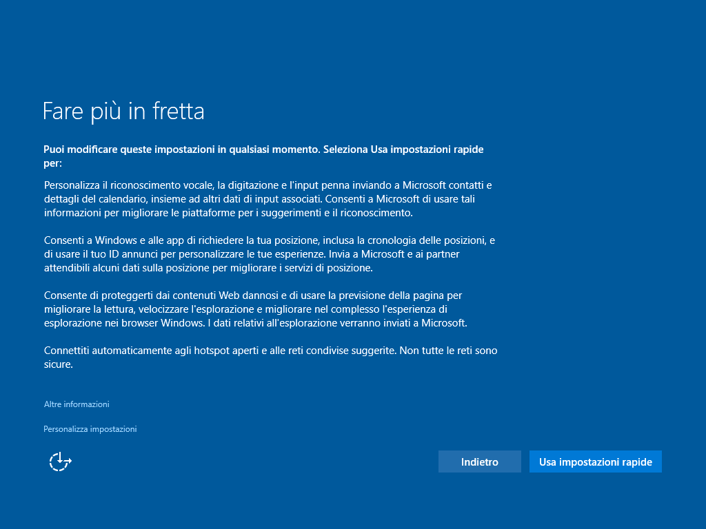 Installare Windows 10