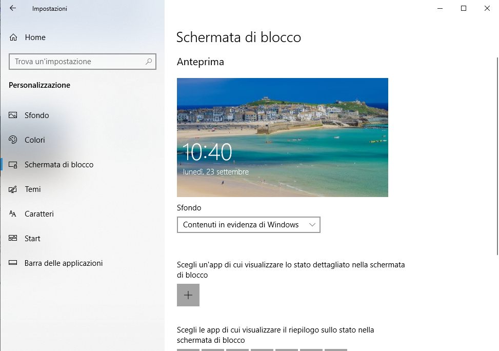 Come Cambiare Lo Sfondo Della Schermata Di Blocco E Del Desktop Su 