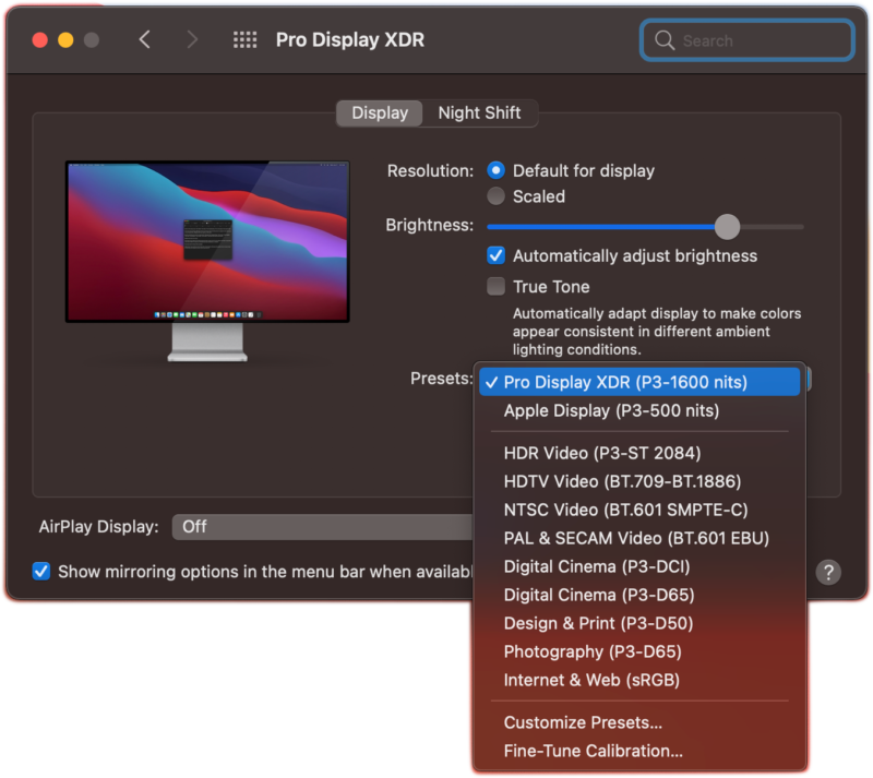 Apple Pro Display XDR