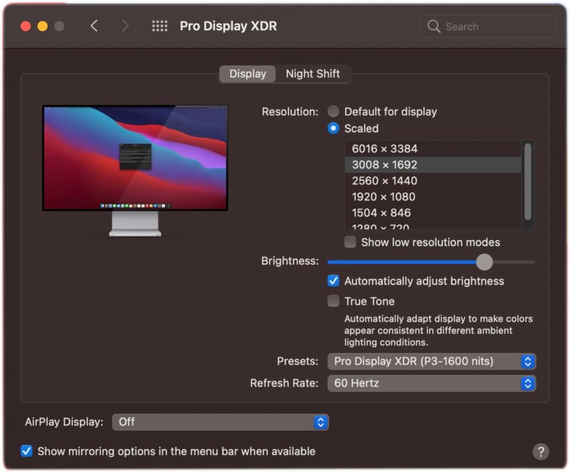 Apple Pro Display XDR