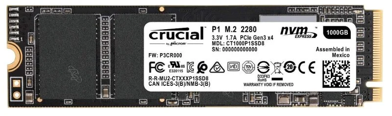 Crucial P1 SSD da 1TB