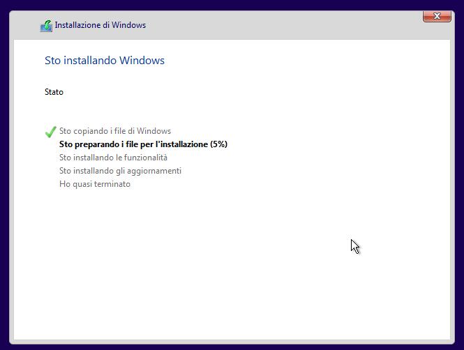 Installare Windows 11 da USB