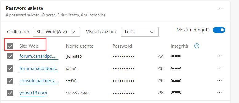 Come Cancellare Le Password Salvate In Microsoft Edge Pc Tempo