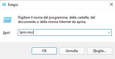 Controllare se TPM è Attivato sul Tuo PC