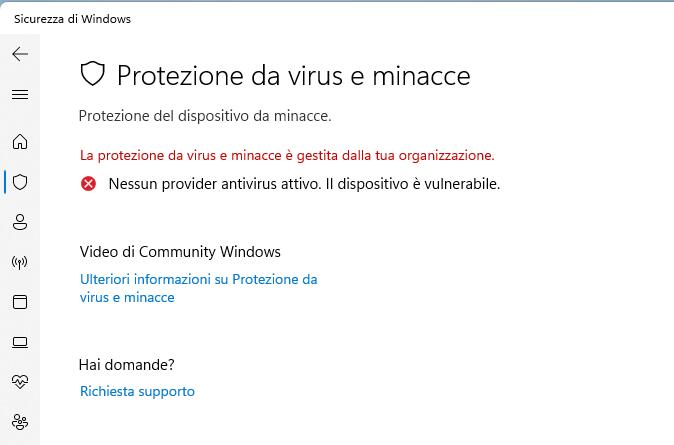 Disabilitare Windows Defender in modo permanente 