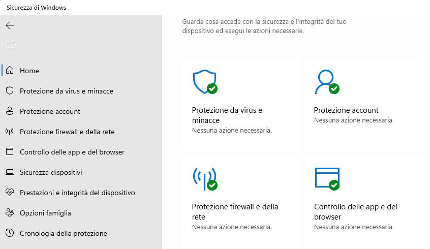 Sicurezza di Windows